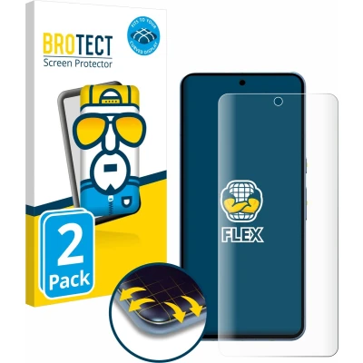 Afbeelding van BROTECT Screenprotector voor Google Pixel 8 Pro Folie Beschermfolie transparant volledig dekking (2 Stuks)