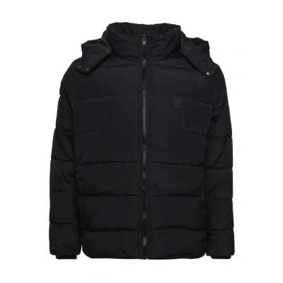 Afbeelding van Urban Classics Hooded Puffer Jacket Winterjas, Heren, Maat: 5XL, Black