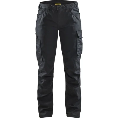 Afbeelding van Blaklader Dames Service werkbroek stretch 7140 1141 Zwart/Zwart D23