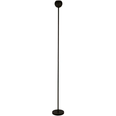 Afbeelding van Eindhoven Vloerlamp 1 lichts bolletje zand zwart Modern Searchlight