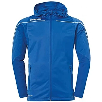 Afbeelding van Uhlsport Stream 22 Trainingsjas Met Capuchon Kind Azuur Blauw Wit Maat 164