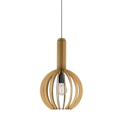 Afbeelding van EGLO Velasco Hanglamp E27 Ø 31 cm Ahorn/Zwart