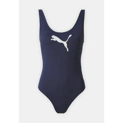 Afbeelding van Puma SWIM Women Swimsuit Badpak, Dames, Maat: XL, Navy