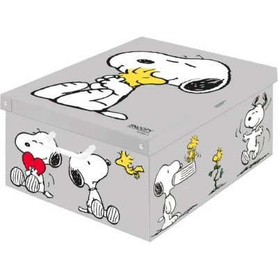 Afbeelding van Kanguru la coperta con le maniche COLLECTION SNOOPY Opbergdoos, Paperboard, meerkleurig, 50 x 39 24 cm