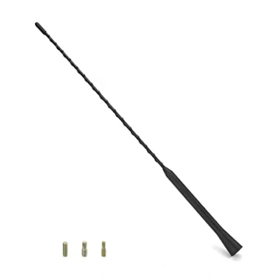 Afbeelding van QWORK auto antenne, FM DAB voor optimale AM/FM ontvangst, met M4 M5 M6 40 cm schroeven