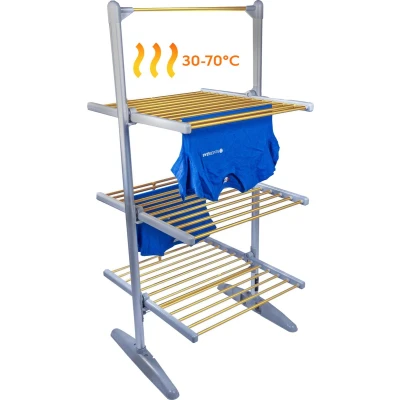 Afbeelding van Silvergear Premium Elektrisch Wasrek met Verwarming Droogtoren Droogrek 300W Wit