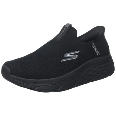Afbeelding van Skechers MAX Cushioning Elite Advantageous Sneakers laag, Heren, Maat: 47, Schwarz Textiel