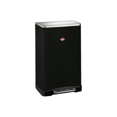 Afbeelding van Afvalscheider Wesco Big Double Boy, zwart mat
