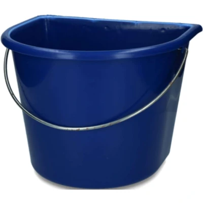 Afbeelding van Agradi Emmer met Vlakke Kant Blauw 15L