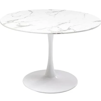 Afbeelding van Kare Design Veneto Eettafel 110 Cm Wit Marmer