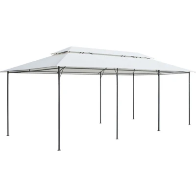 Afbeelding van VidaXL Prieel 180g/m² 600x298x270 cm wit
