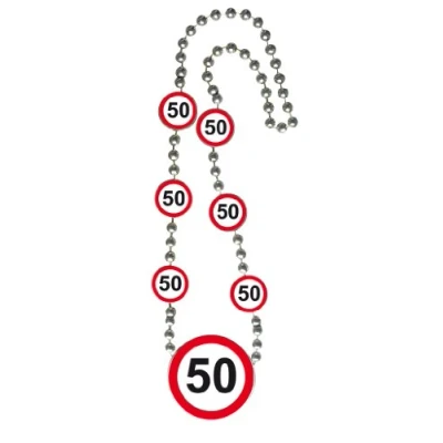 Afbeelding van Folat Ketting verkeersbord 50