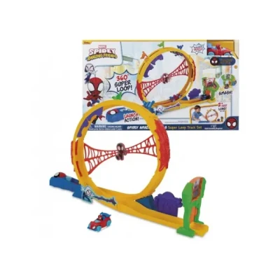 Afbeelding van Marvel Spidey en zijn Super vrienden SNF0295 Loop Track Set Looping met metalen voertuig