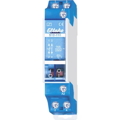 Afbeelding van Eltako S12 110 24V DC Stroomstootschakelaar DIN rail 1x NO, NC 24 V 10 A 2300 W 1 stuk(s)