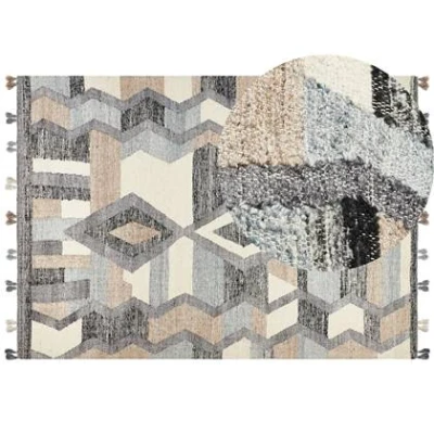 Afbeelding van Beliani AYGEZARD Kelim vloerkleed Multicolor Wol