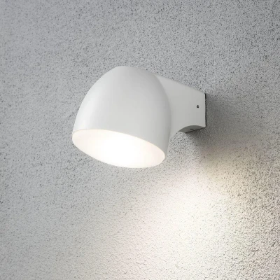Afbeelding van Konstsmide Ferrera 7531 250 LED buitenlamp (wand) Energielabel: G (A G) vast ingebouwd 4 W Wit