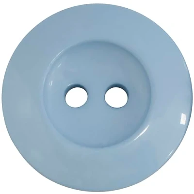 Afbeelding van AERZETIX C74103 Set van 10 ronde naai knopen Ø20x3mm met 2 gaten 32L L32 kleur blauw kunststof opening mm fournituren naaien decoratie kleding