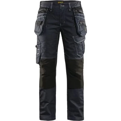 Image de Pantalon x1900 artisan stretch 2D femme marine/noir