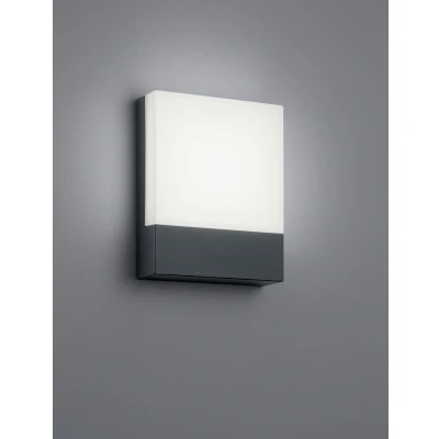 Afbeelding van TRIO PECOS Wandlamp Antraciet incl. 1x SMD 6W Buitenverlichting IP54