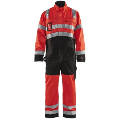 Afbeelding van Blaklader Overall High Vis 6373 1804 Rood/Zwart C58