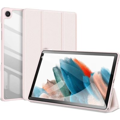 Afbeelding van Dux Ducis Tablet hoes geschikt voor Samsung Galaxy Tab A9 Plus (2023) Toby Series Auto Sleep/Wake functie Tri Fold Book Case 11 inch Roze