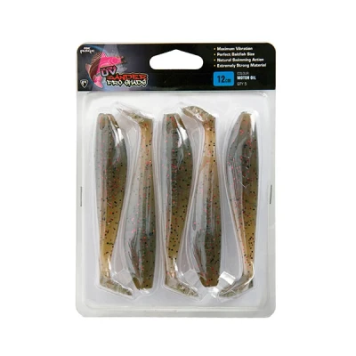 Afbeelding van Fox Rage Zander Pro Shad Motor Oil Ultra UV Packs 12cm 5pcs