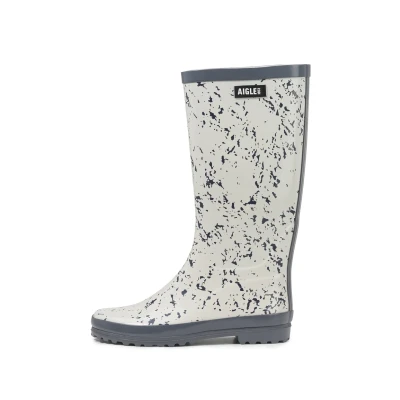 Afbeelding van Aigle Eliosa PT Regenlaarzen, Dames, Maat: 36, Beige Natuurrubber