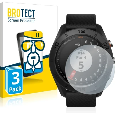 Afbeelding van BROTECT Screenprotector voor Garmin Approach S60 Folie Beschermfolie Beschermglas transparant (3 Stuks)