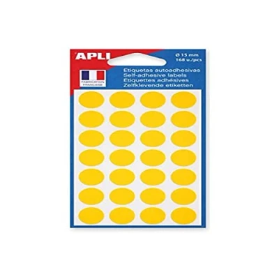 Image de AGIPA 168 PASTILLES ADH DIAM 15MM JAUNE