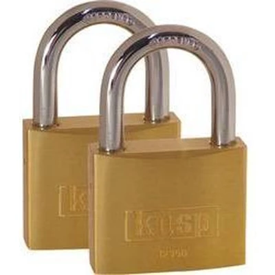 Afbeelding van Kasp K12050D2 Hangslot 50 mm Goud geel Sleutelslot
