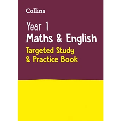 Afbeelding van Year 1 Maths and English KS1 Targeted Study Practice Book Ideal for use at home Collins