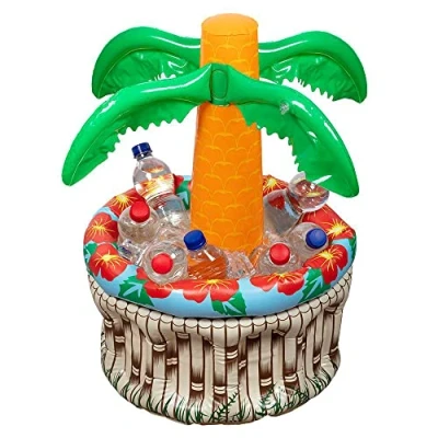 Afbeelding van Boland Opblaasbare palmboomkoeler (62 cm) Kinderen en volwassenen Carnaval, Festival, Themafeest, Tienerfeestje, Vrijgezellenfeest Tropisch