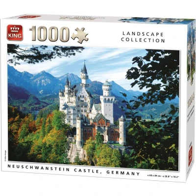 Afbeelding van King Legpuzzel Neuschwanstein Castle Duistland 1000 Stukjes