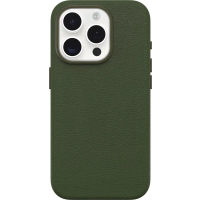 Afbeelding van OtterBox iPhone 15 Pro Symmetry cactus leren hoesje (groen)