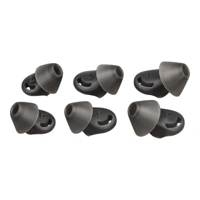 Image de Poly Embout auriculaire pour casque Bluetooth moyen noir (pack de 2) Voyager 6200