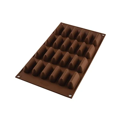 Afbeelding van Silikomart Sf 125 Chocogianduia Silicone Mould 50x18 H 23,5 Mm