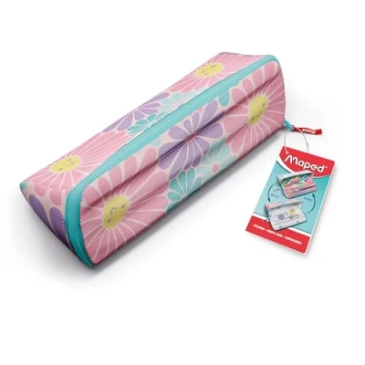 Afbeelding van Maped Fancy Pennendoos XXL polyester pastel daisy