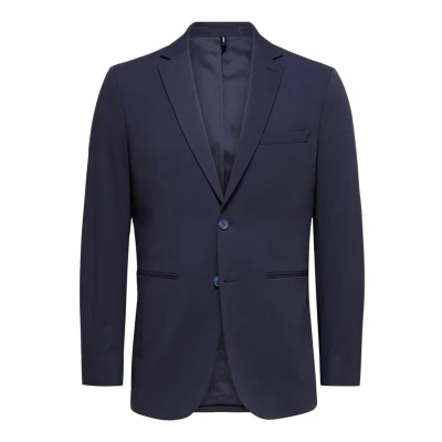 Afbeelding van Selected Homme SLIM FIT Blazer, Heren, Maat: 46, Navy blazer