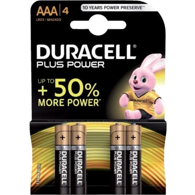 Afbeelding van Batterij duracell aaa plus power 50% alkaline