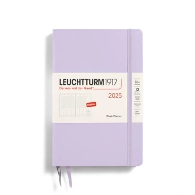 Afbeelding van LEUCHTTURM1917 371021 Paperback (B6+) Weekplanner 2025, lila, Engels