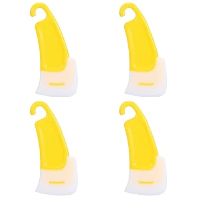 Afbeelding van KSBBHDS Lot de 4 spatules nettoyage, ustensiles cuisine, en silicone, outils multifonctions, d&#039;imprimante 3D.