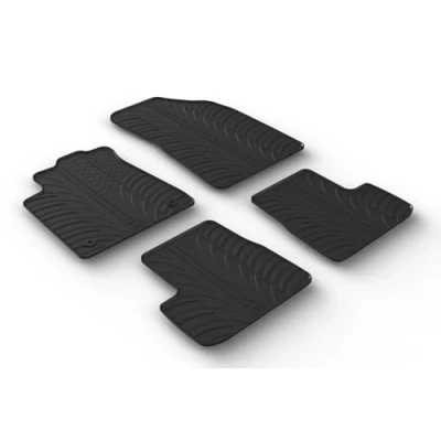 Afbeelding van Gledring 0730 Vloermatset Rubber 4 zwart CITROЁN: ë C3 IV 1.2 PureTech 100 2024