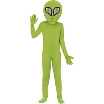 Afbeelding van Fiestas Guirca Kinderkostuum groene alien 10 12 jaar