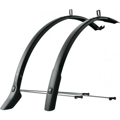Afbeelding van Sks Spatbord Set Velo 42 Urban Kunststof 28 Inch Zwart