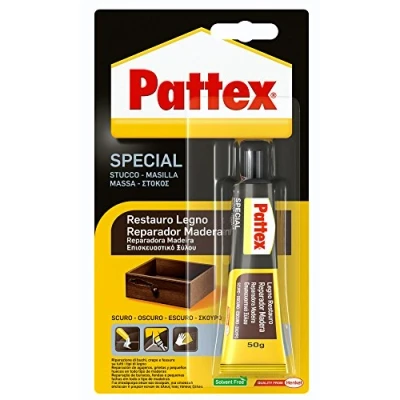 Afbeelding van PATTEX 1476786 Houtrestauratie donkere pleister, 50 g