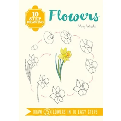 Afbeelding van 10 Step Drawing Flowers