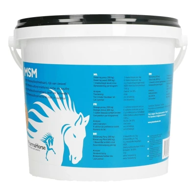 Afbeelding van MSM paard 1000 gram Paarden Supplementen