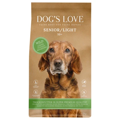 Afbeelding van 2kg Dog&#039;s Love Senior/Light Wild hondenvoer droog