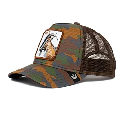 Afbeelding van Goorin Bros GOAT Camouflage Pet, Heren, Maat: One Size, Brown