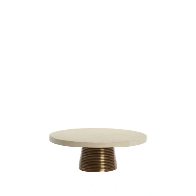 Afbeelding van Light &amp; Living Schaal ESMA Ø33x12cm Wit